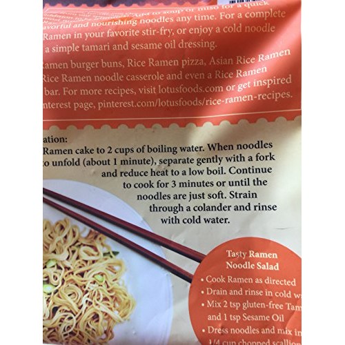 Lotus Foods Organic Brown Rice Ramen 12 Packper Bag, 30 Oz