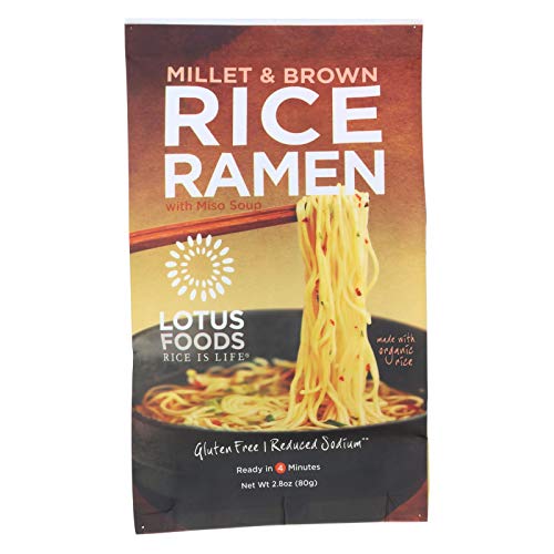 Lotus Foods Organic Millet And Brown Rice Ramen With Miso Soup,