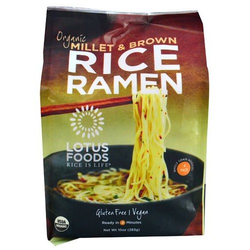Lotus Foods Organic Rice Ramen Noodles Millet &Amp; Brown -- 10 Oz -