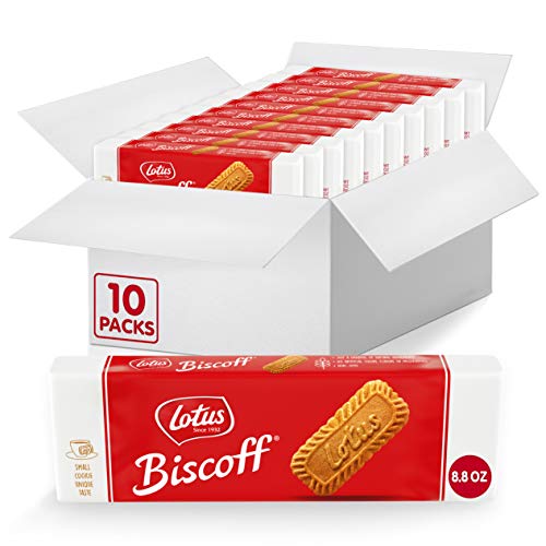 Lotus Biscoff - European Biscuit Cookies - 8.8 Ounce 10 Count