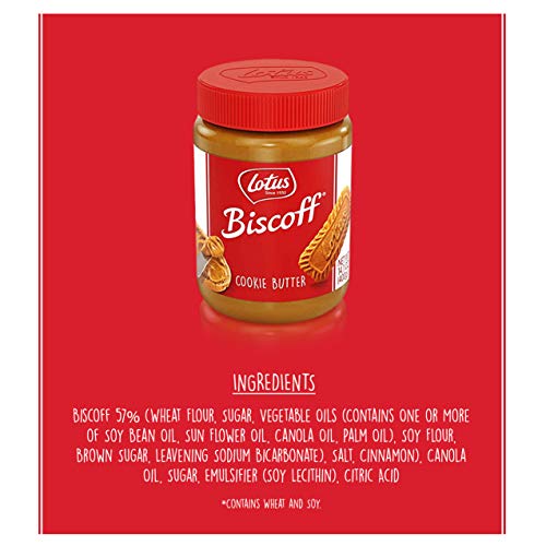 Lotus Biscoff - Cookie Butter Spread - Creamy - 14 Ounce Pack O