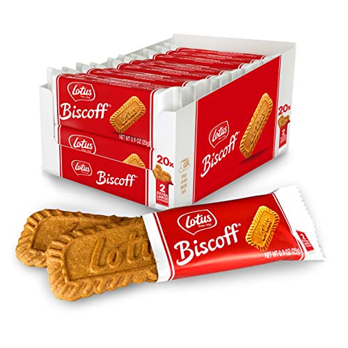 Lotus Biscoff - European Biscuit Cookies - 0.9 Ounce 20 Count