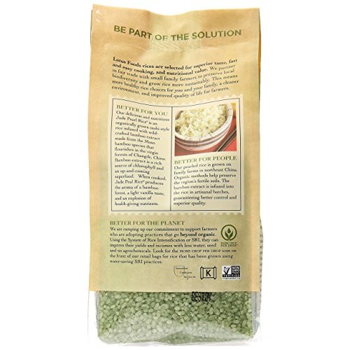 Lotus Foods Rice Jade Pearl Org Gf 15 Oz