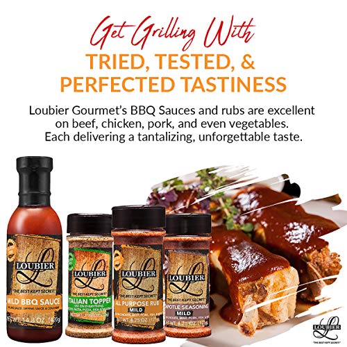 Loubier Gourmet: Bbq Sauce And Dry Rub Sampler - All Natural And