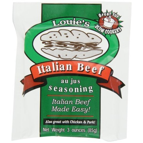 Louies Italian Beef Seasoning, 3-Ounce Pack Of 8