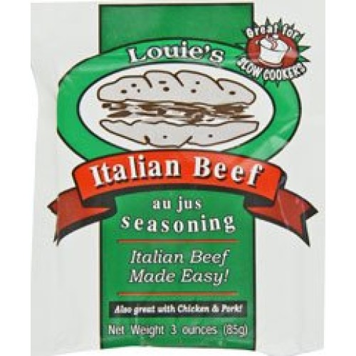 Louies Seasoning Italian Beef Au Jus Seasoning - 12 Packets 3 O
