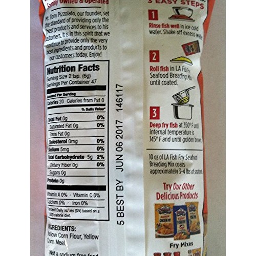 All Natural 10 Oz. Louisiana Fish Fry All Natural . No Msg , N