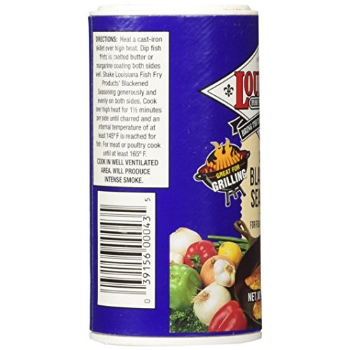 Louisiana Cajun Blackened Seasoning 2.5 Oz Shakers 2 Pack