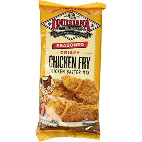 Louisiana Seasoned Crispy Chicken Fry Batter 9Oz Pack Of 3