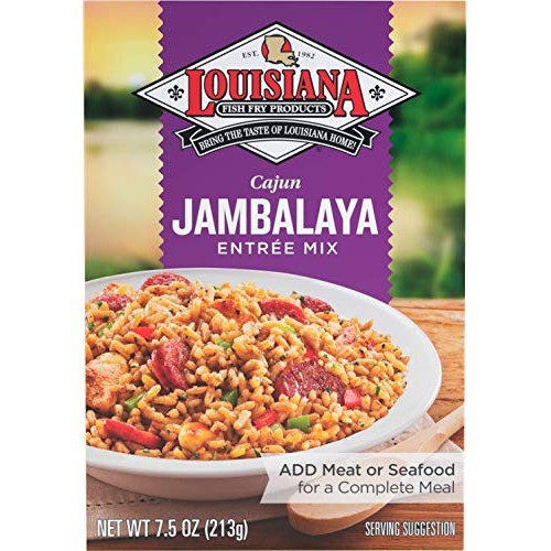 Louisiana Fish Fry, Cajun Jambalaya Entree Mix, 8 Oz Pack Of 12