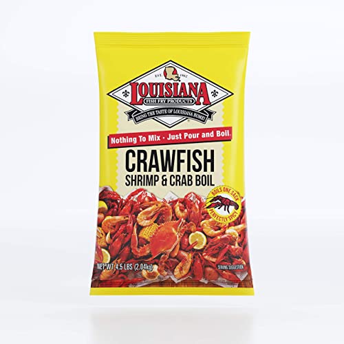 Louisiana Fish Fry, Crawfish, Crab &Amp; Shrimp Boil, 4.5 Lb Pack O