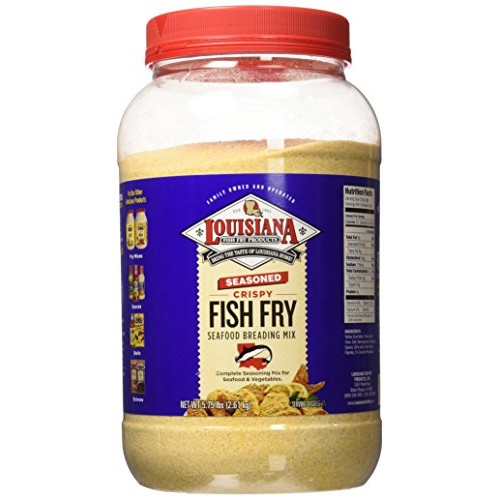 Louisiana Fish Fry Gallon Seasoned Crispy Fish Fry Seafood Bread