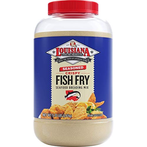 Louisiana Fish Fry Gallon Seasoned Crispy Fish Fry Seafood Bread