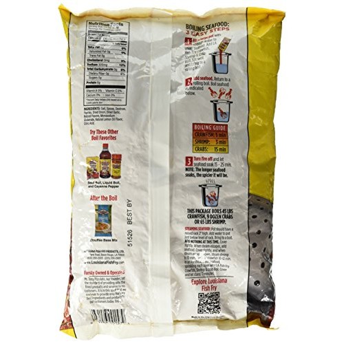 Louisiana Fish Fry Products Crawfish, Shrimp And Crab Boil Seaso