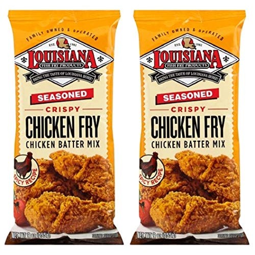 Louisiana Fish Fry Products Seasoned Crispy Chicken Fry, 9 Ounce