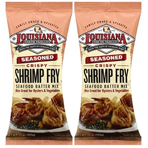 Louisiana Fish Fry Products - Seasoned Crispy Shrimp Fry Seafood