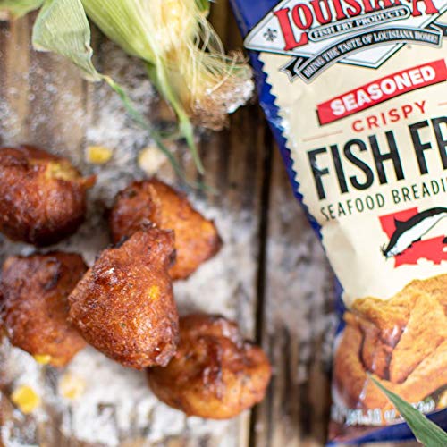 Louisiana Fish Fry, Seasoned Fish Fry, 10 Oz Pack Of 12