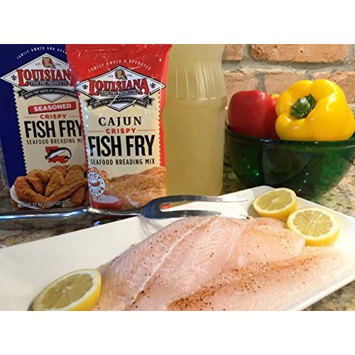 Louisiana Fish Fry, Seasoned Fish Fry, 10 Oz Pack Of 12