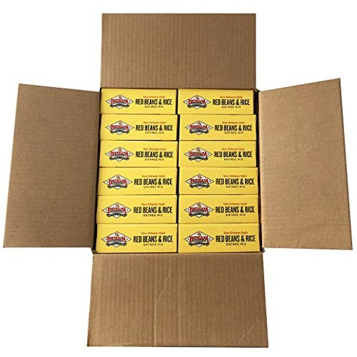 Louisiana Fish Fry, Red Beans &Amp; Rice Mix, 7 Oz Pack Of 12