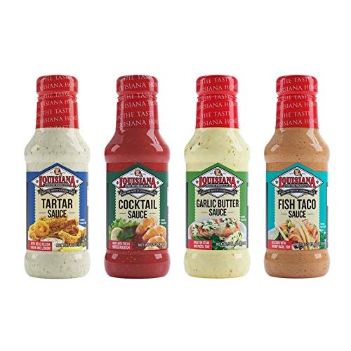 Louisiana Fish Fry, Sauces Variety Pack - Garlic, Tartar, Cockta