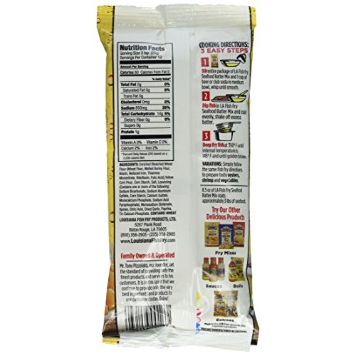 Louisiana Seasoned Beer Batter Mix 8.5 Oz - 2 Pack