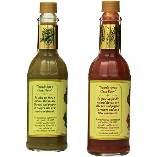 Louisiana Gold Hot Sauces Bundle Of Two: Gold Green Pepper Sauce