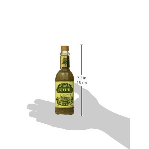Louisiana Gold Hot Sauces Bundle Of Two: Gold Green Pepper Sauce