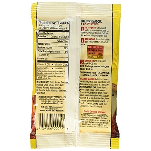 Louisiana Boil Crwfsh Crab Shrimp, 5 Oz Pack Of 4