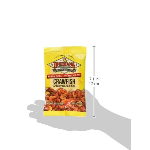 Louisiana Boil Crwfsh Crab Shrimp, 5 Oz Pack Of 4