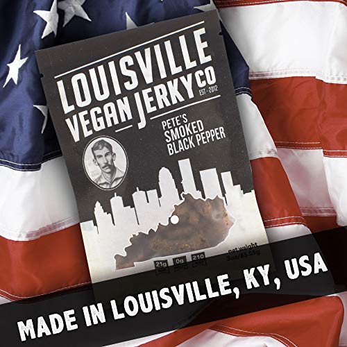 Louisville Vegan Jerky - 5 Flavor Mega Variety 10-Pack, 21 Grams