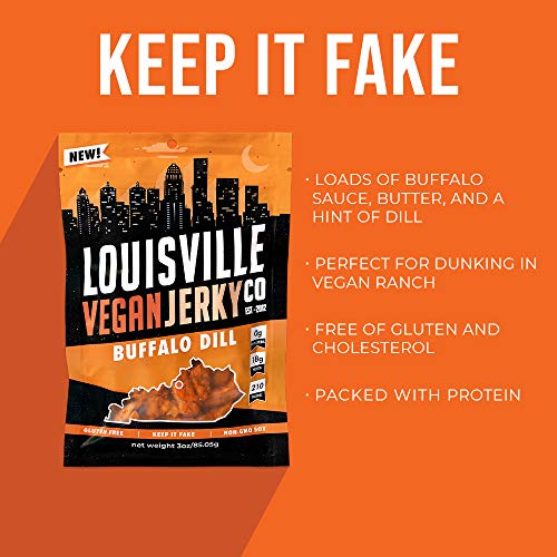 Louisville Vegan Jerky - Buffalo Dill, Vegetarian &Amp; Vegan-Friend