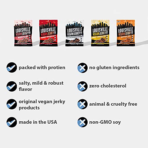 Louisville Vegan Jerky - Buffalo Dill, Vegetarian &Amp; Vegan-Friend