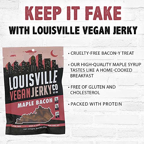 Louisville Vegan Jerky - Maple Bacon, Vegetarian And Vegan Frien