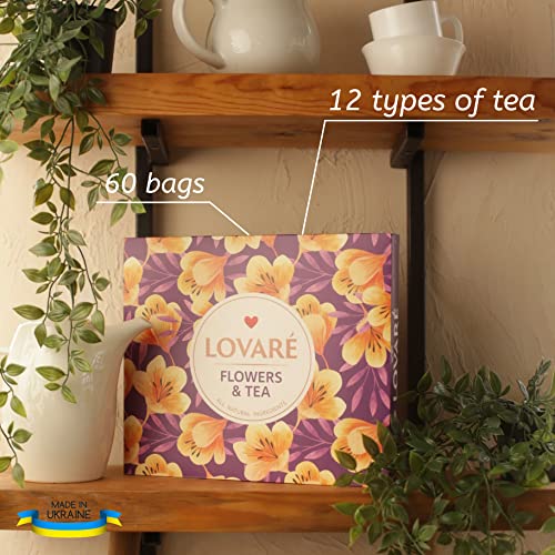 Tea Collection Set By Lovare Made In Ukraine - Herbal, Black And