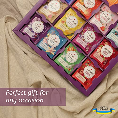Tea Collection Set By Lovare Made In Ukraine - Herbal, Black And