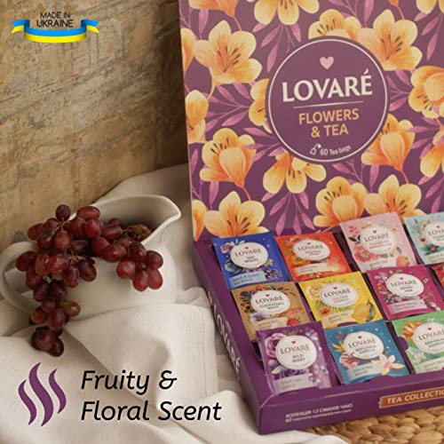Tea Collection Set By Lovare Made In Ukraine - Herbal, Black And