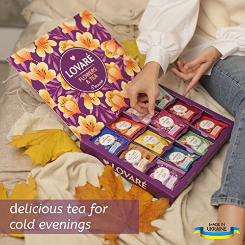 Tea Collection Set By Lovare Made In Ukraine - Herbal, Black And