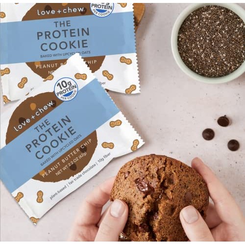Love + Chew Tasty, Gluten Free Cookies - Peanut Butter Chip 10 C...