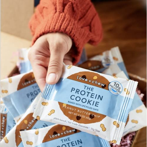 Love + Chew Tasty, Gluten Free Cookies - Peanut Butter Chip 10 C...