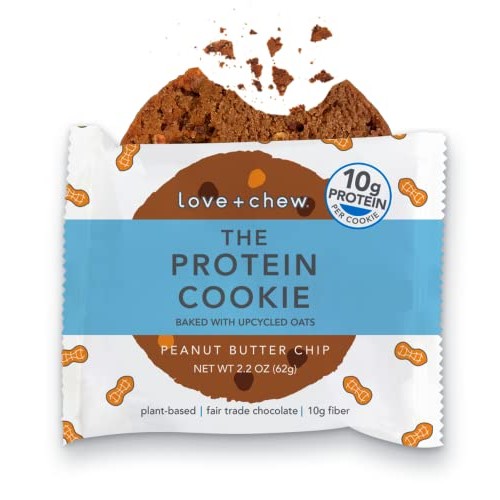 Love + Chew Tasty, Gluten Free Cookies - Peanut Butter Chip 10 C...