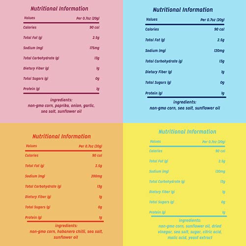 Love Corn Crunchy Corn Variety Pack 0.7Oz X 24 Bags