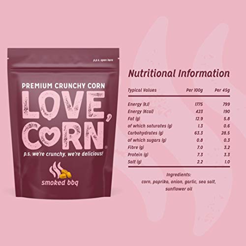 Love Corn: Barbecue Bbq | Roasted Crunchy Corn - Gluten-Free -