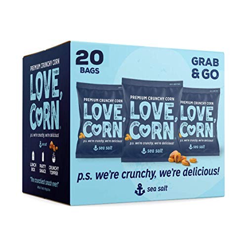 Love Corn: Sea Salt | Crunchy Corn - Gluten-Free - Plant Based &Amp;