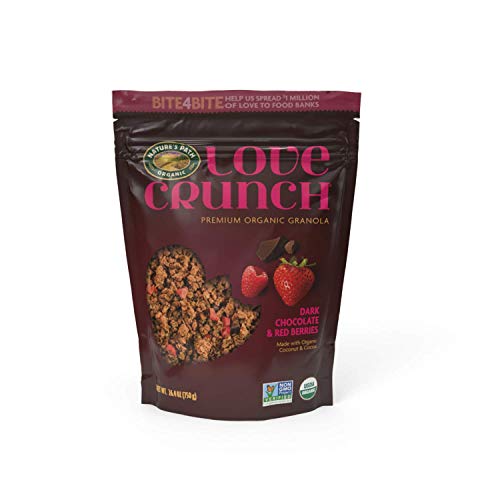 Love Crunch Organic Granola, Dark Chocolate &Amp; Red Berries, Famil