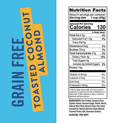 Love Grown Grain Free Cereal, Toasted Coconut Almond, 8 Ounce