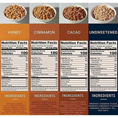 Lovebird Gluten Free Cereal - Organic Grain Free Cereals Paleo A...