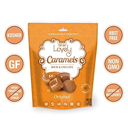 Soft And Chewy Caramels - Lovely Co. 6 Oz. Bag - Old Fashioned S