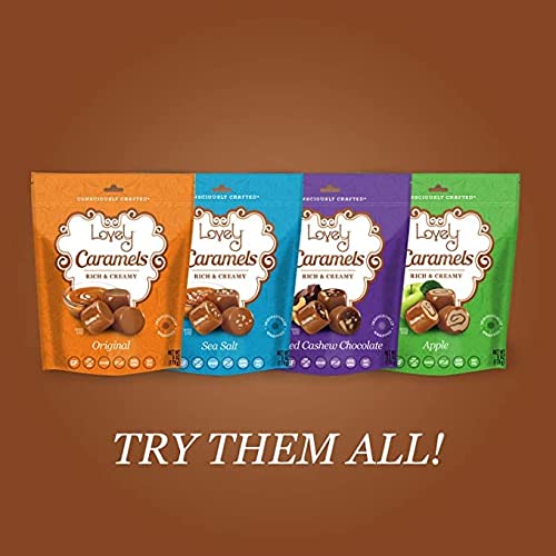 Soft And Chewy Caramels - Lovely Co. 6 Oz. Bag - Old Fashioned S