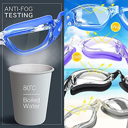 Lovewe Swim Goggles, Swimming Goggles No Leaking Anti Fog Uv Pro