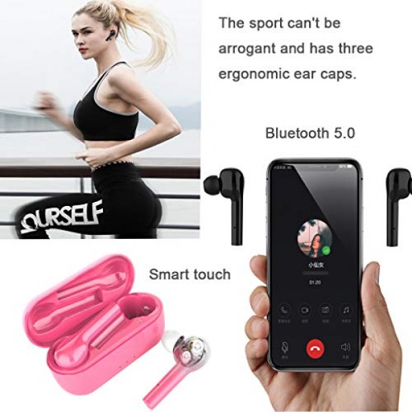 Hot Sale!! Lovewe Sport Wireless Bluetooth 5.0 Earbuds Headphone
